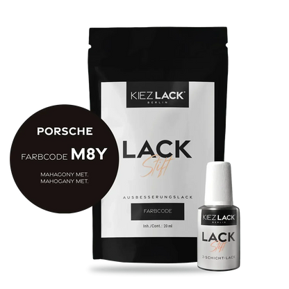 Kiezlack Lackstift Autolack Lackstift PORSCHE M8Y MAHAGONY MET.