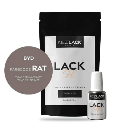 Kiezlack Lackstift Autolack Lackstift BYD RAT TANG CERAMICS MET.