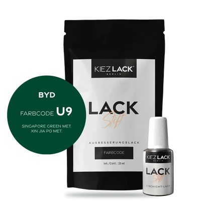 Kiezlack Lackstift Autolack Lackstift BYD U9 SINGAPORE GREEN MET.