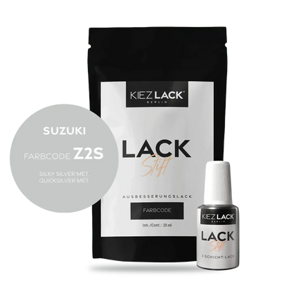 Kiezlack Lackstift Autolack Lackstift SUZUKI Z2S SILKY SILVER MET.