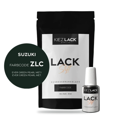 Kiezlack Lackstift Autolack Lackstift SUZUKI ZLC EVER GREEN PEARL MET.