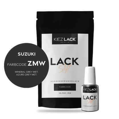Kiezlack Lackstift Autolack Lackstift SUZUKI ZMW MINERAL GREY MET.