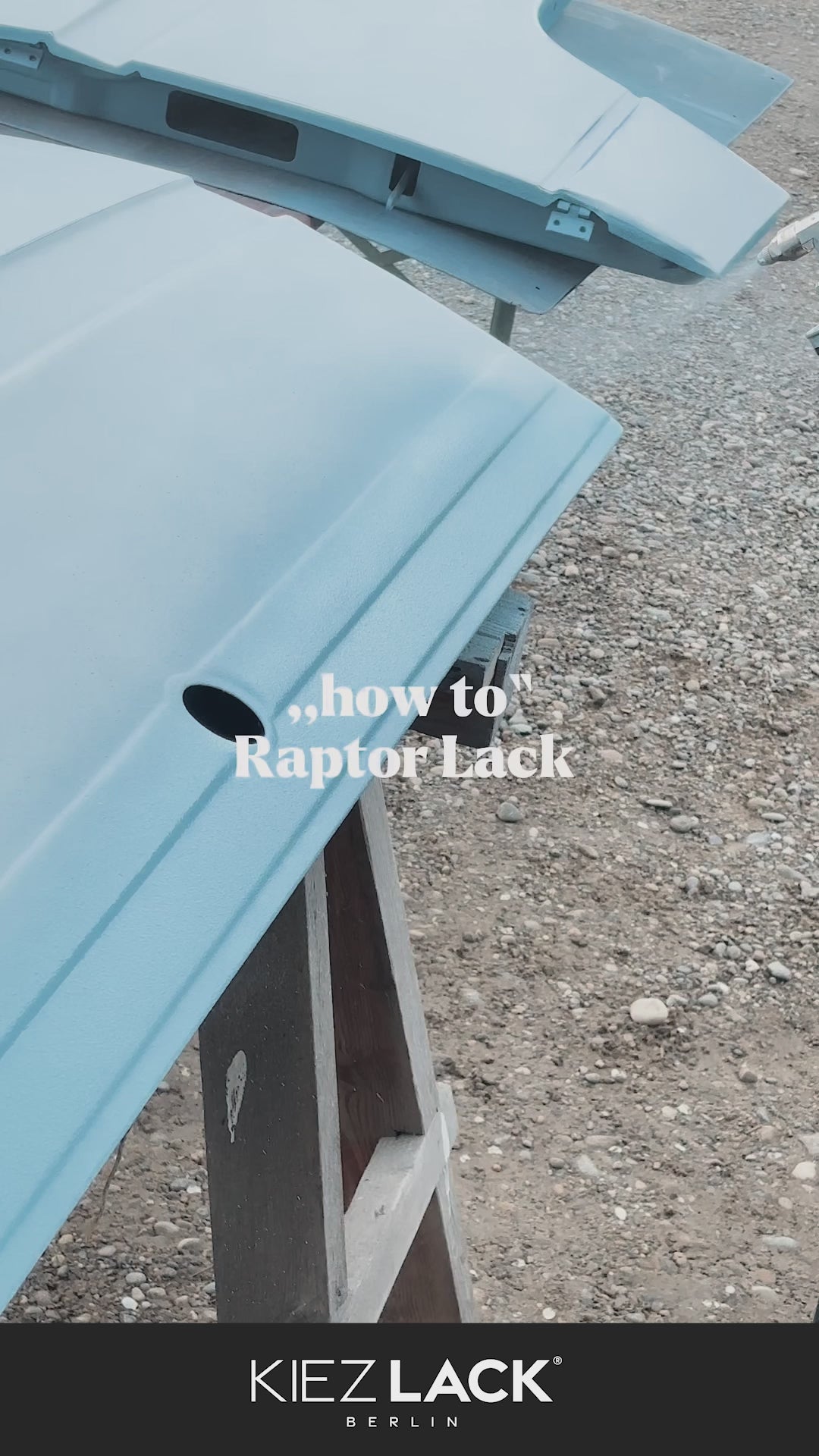 RAPTOR Liner Flaschen-Kit RAL-Farben Grau