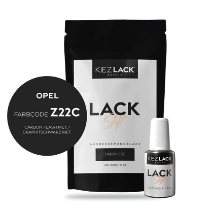 Kiezlack Lackstift Autolack Lackstift OPEL z22c CARBON FLASH MET.