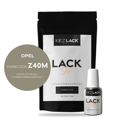Kiezlack Lackstift Autolack Lackstift OPEL Z40M LANCELOT PEARL